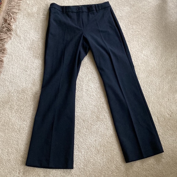 Talbots Pants - NWT Talbots CURVY Navy straight leg pants